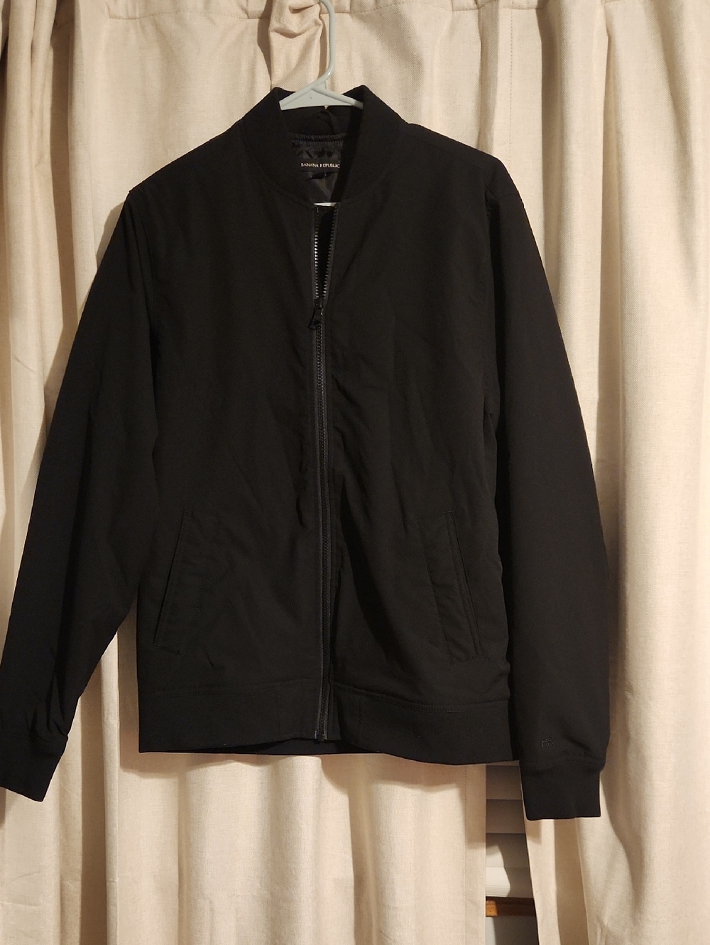 Banana Republic Black Bomber Jacket